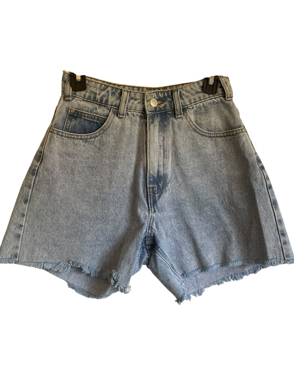 DISSH Light Blue High-Waist Denim Jean Shorts